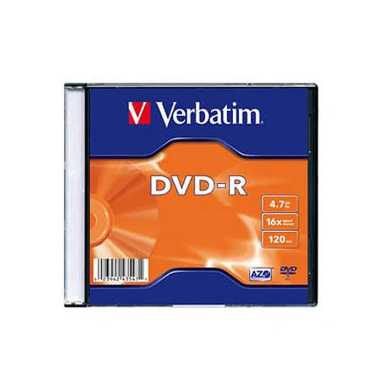 PŁYTA DVD-R VERBATIM 4,7 GB 16X SLIM BOX 1 SZT