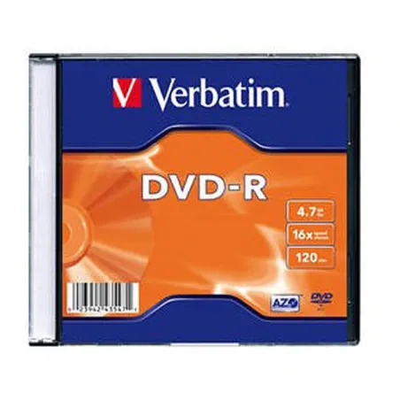 Płyta Dvd-R Verbatim 4,7 Gb 16X Slim Box 1 Szt
