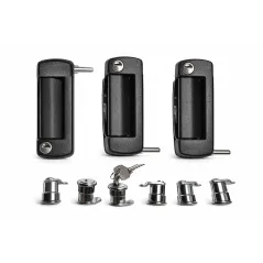 HONKER KOMPLET ZAMKÓW 6 SZT. + 3 KLAMKI + 2 KLUCZYKI