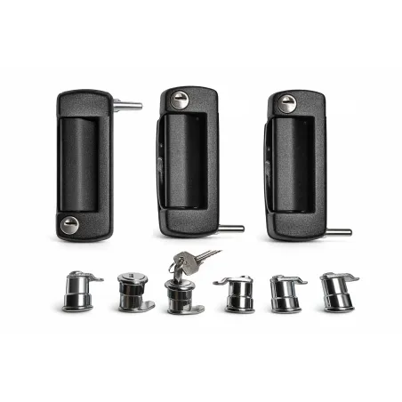 HONKER KOMPLET ZAMKÓW 6 SZT. + 3 KLAMKI + 2 KLUCZYKI