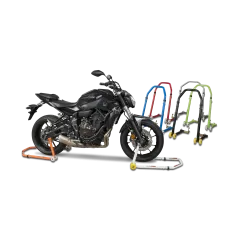 STOJAK SERWISOWY MOTOCYKLOWY PROWORKS 2W1 DO PRZEDNIEGO I TYLNEGO KOŁA