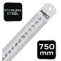Linijka Stalowa Przymiar Liniowy 75 Cm Stal Nierdzewna Neo Tools 72-217