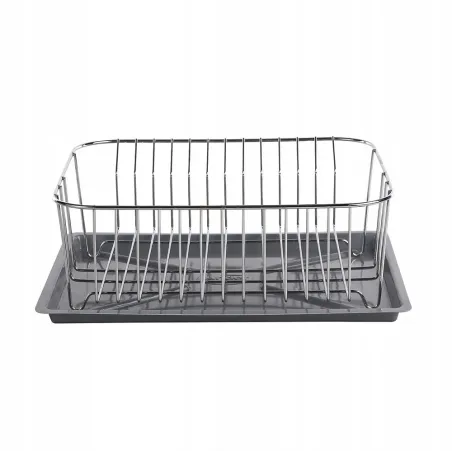 Stojąca Suszarka Do Naczyń Z Ociekaczem Ander 35 Cm Chromowana