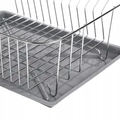 Stojąca Suszarka Do Naczyń Z Ociekaczem Ander 35 Cm Chromowana