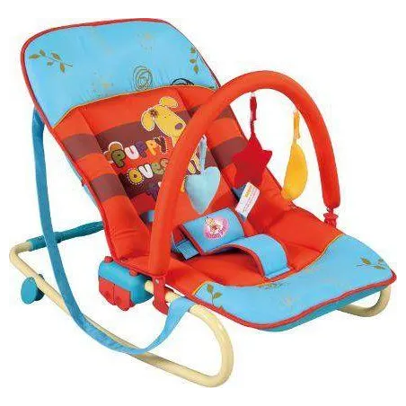 Leżaczek Dla Dzieci Z Pałakiem I Zabawkami Milly Mally Maxi Puppy Szczeniaczek 0+