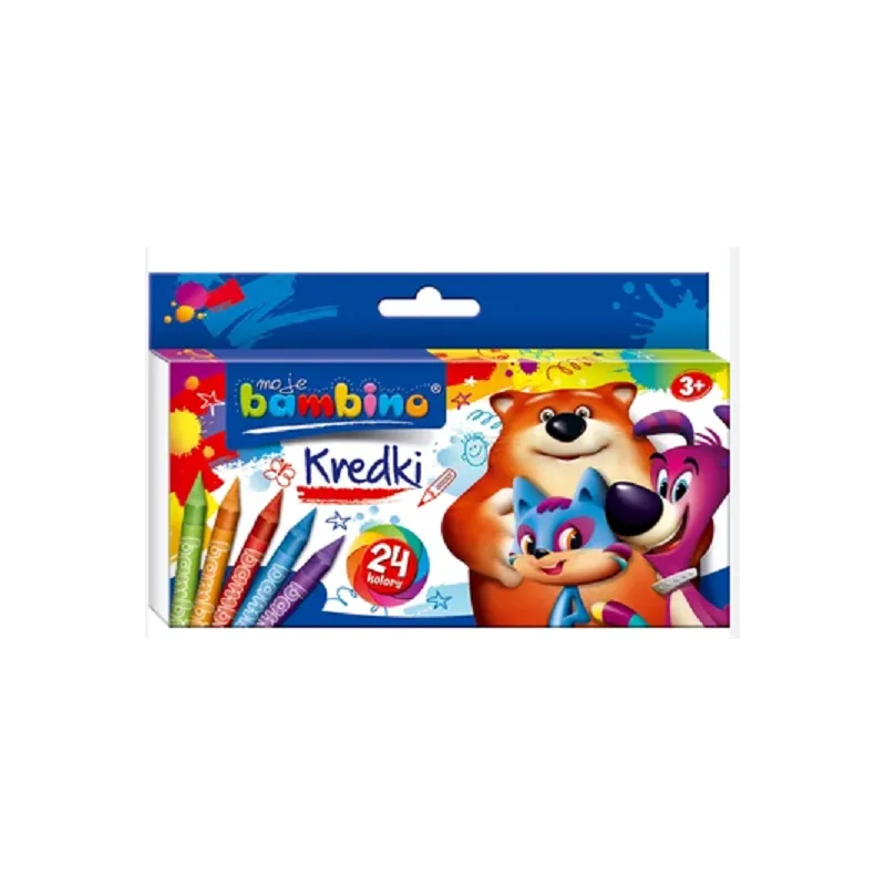 KREDKI BAMBINO 24 KOLORY 3+