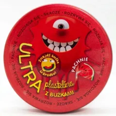 ULTRA PLASTELINA DLA DZIECI Z BUŹKAMI KREATYWNA ZABAWA ARBUZOWA 3+