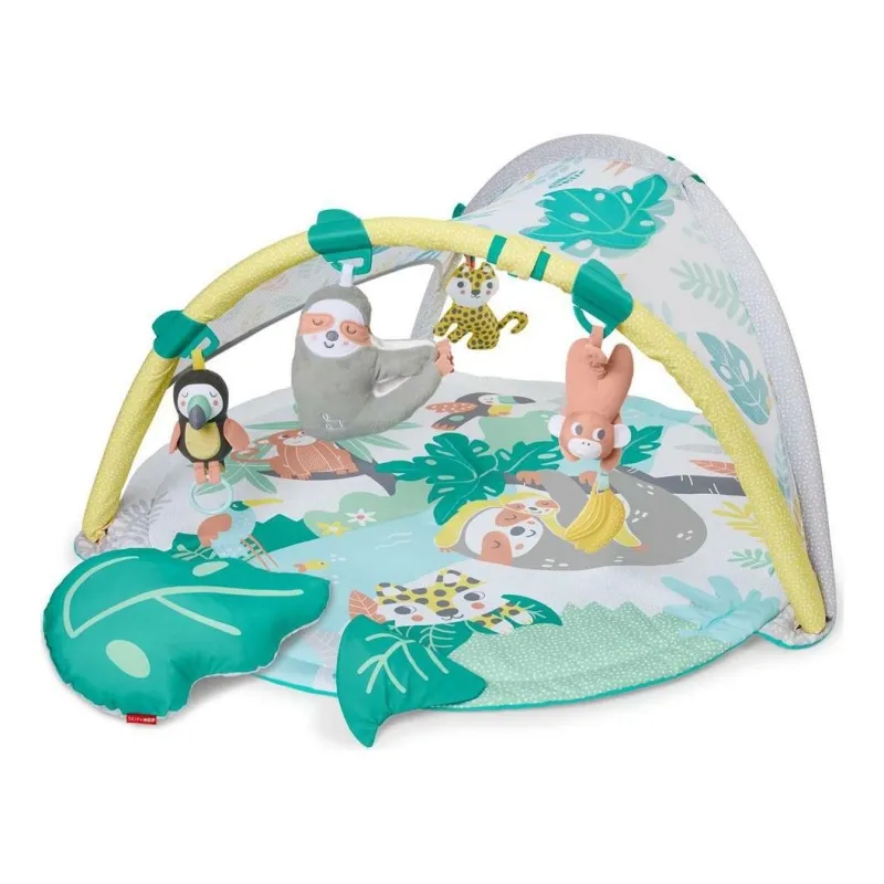 MATA EDUKACYJNA TROPICAL RAJ SKIP HOP Z PAŁĄKAMI I ZABAWKAMI SKIP HOP 0M+