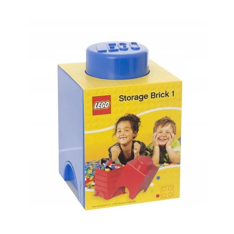 POJEMNIK NA KLOCKI LEGO STORAGE BRICK 1 NIEBIESKI