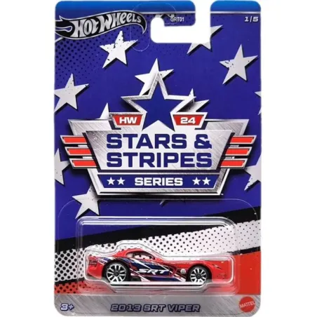 Autko Samochód Hot Wheels 2013 Srt Viper Stars & Stripes Mattel 3+
