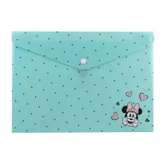 TECZKA A4 KOPERTOWA DISNEY MINNIE Z ZATRZASKIEM