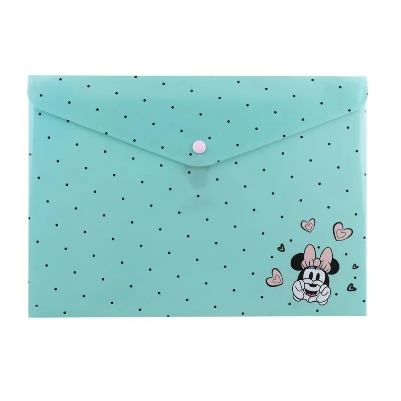 TECZKA A4 KOPERTOWA DISNEY MINNIE Z ZATRZASKIEM