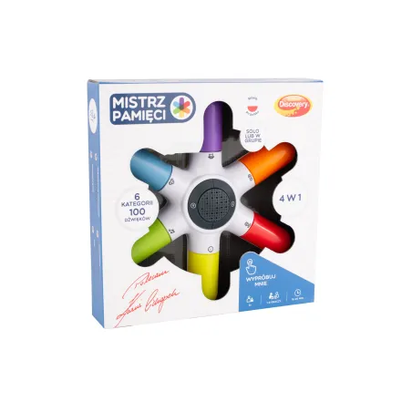 MISTRZ PAMIĘCI GRA INTERAKTYWNA DUMEL DISCOVERY, 8+ - Dumel