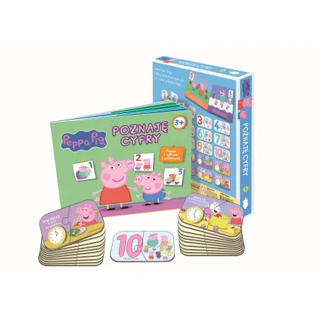 Świnka Peppa Poznaje Cyfry. Puzzle Z Cyframi I Godzinami 3+ Ii Gatunek