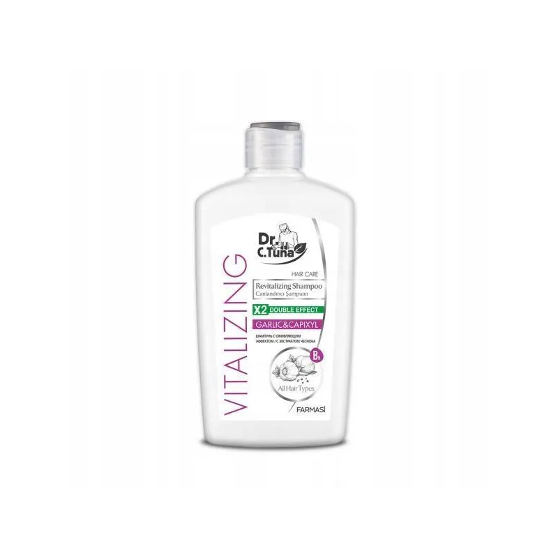 SZAMPON FARMASI DR C TUNA VITALIZING CZOSNKOWY Z CAPIXYL 500 ML