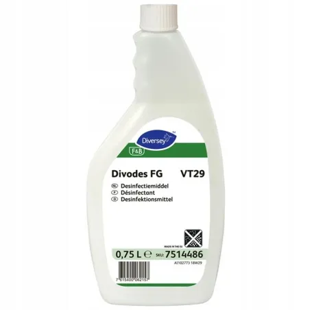 Płyn Do Dezynfekcji Powierzchni 750Ml Skuteczna Ochrona Divodes