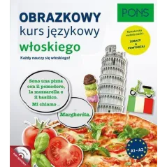 OBRAZKOWY KURS JĘZYKOWY JĘZYK WŁOSKI A1-A2 + CD - Pons