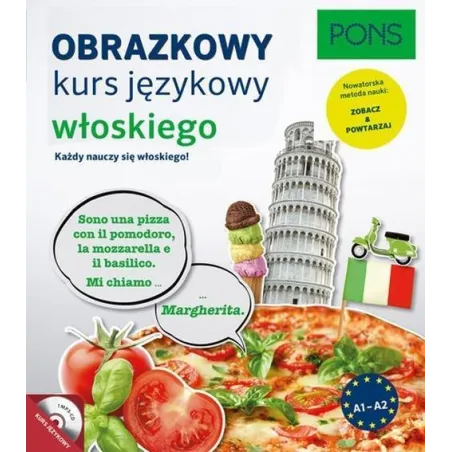 Obrazkowy Kurs Językowy Język Włoski A1-A2 + Cd