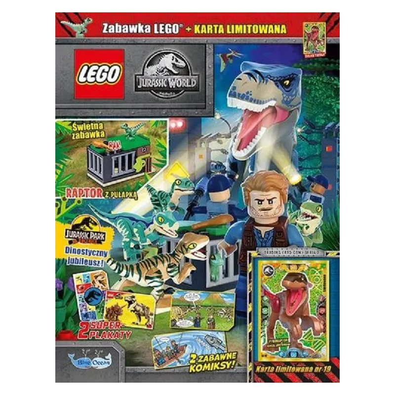 LEGO JURASSIC WORLD ZABAWKA LEGO + KARTA LIMITOWANA