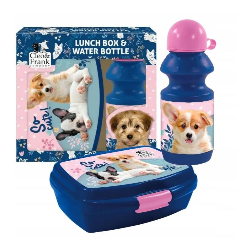 ZESTAW ŚNIADANIÓWKA + BIDON CLEO I FRANK PIESSEK