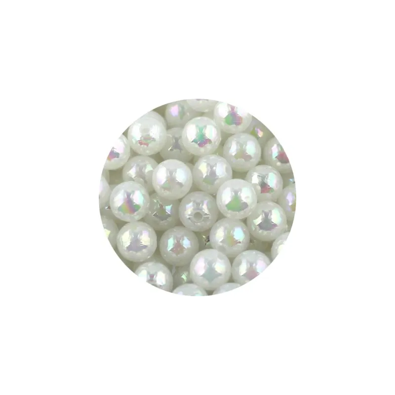 KORALIKI DO NAWLEKANIA 8 MM PERŁOWE DO BIŻUTERII I RĘKODZIEŁA