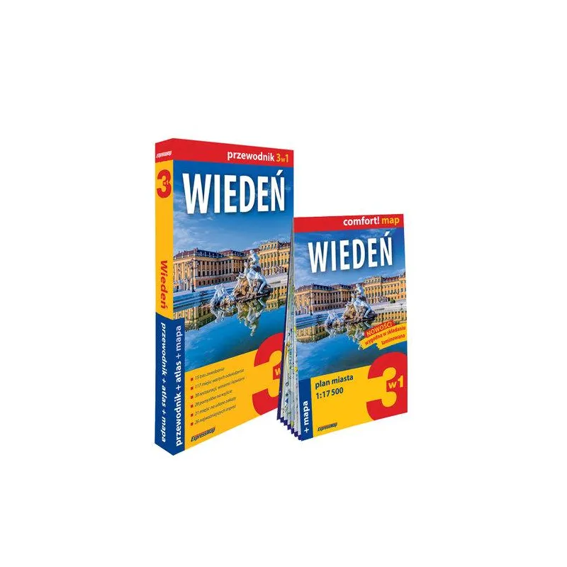 WIEDEŃ 3W1: PRZEWODNIK + ATLAS + MAPA