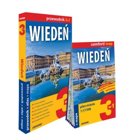 WIEDEŃ 3W1: PRZEWODNIK + ATLAS + MAPA