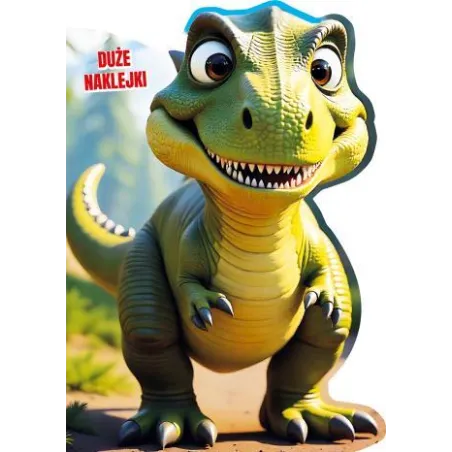Dinozaur. Kolorowanka Z Naklejkami