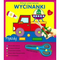 POJAZDY. MOJE PIERWSZE WYCINANKI + BEZPIECZNE NOŻYCZKI 3+ II GATUNEK