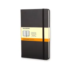 NOTATNIK W LINIE 120 KARTEK CZARNY MOLESKINE A5