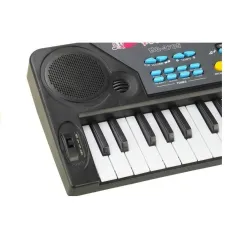 KEYBOARD MQ-3705 DLA DZIECI 37 KLAWISZY MIKROFON NAUKA GRY LEAN TOYS 3+