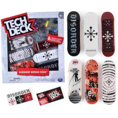 ZESTAW TECH DECK DESKOROLEK SK8SHOP 6 MINI DESKOROLEK FINGERBOARD SPIN MASTER 6+