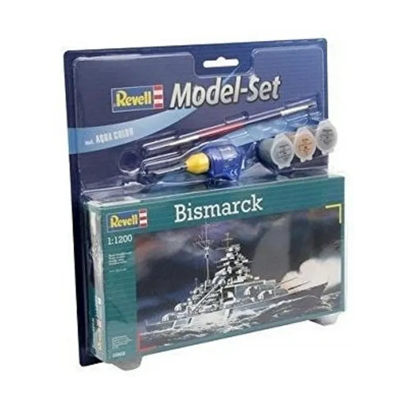 MODEL DO SKŁADANIA BATTLESHIP BISMARCK 1:1200 REVELL 8+