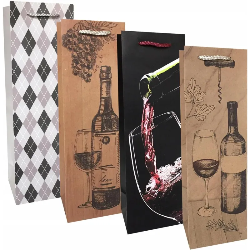 TORBA PREZENTOWA NA BUTELKĘ