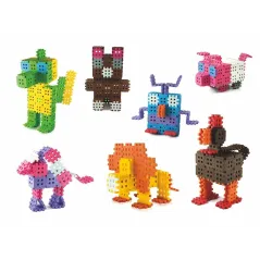 KLOCKI KONSTRUKTOR WAFLE MINI 140 SZT. MARIOINEX 3+