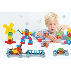 KLOCKI KONSTRUKTOR WAFLE MINI 140 SZT. MARIOINEX 3+