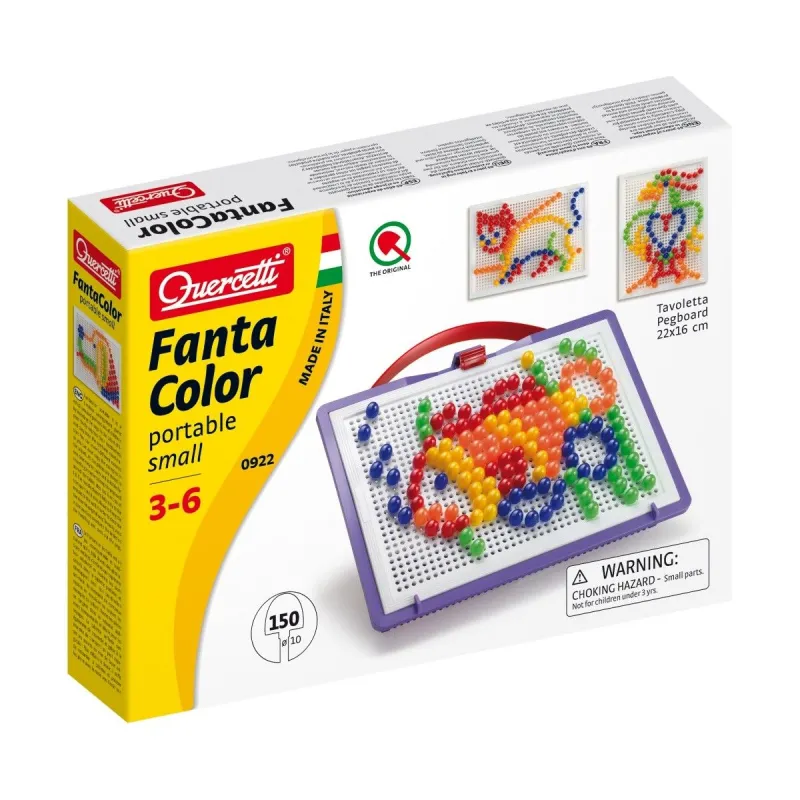 MOZAIKA FANTACOLOR PORTABLE SMALL 3+ - Quercetti
