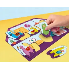 DOMKI Z CYFRAMI GRA EDUKACYJNA LISCIANI LIFE SKILLS 3+