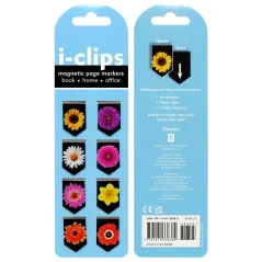 8 ZAKŁADEK MAGNETYCZNYCH KWIATY PETER PAUPER PRESS