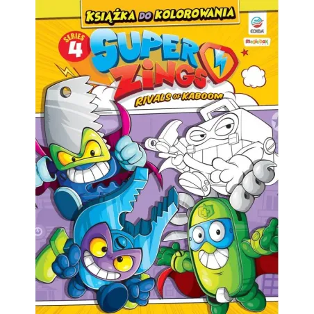 SUPER ZINGS. KSIĄŻKA DO KOLOROWANIA + SASZETKI Z FIGURKAMI