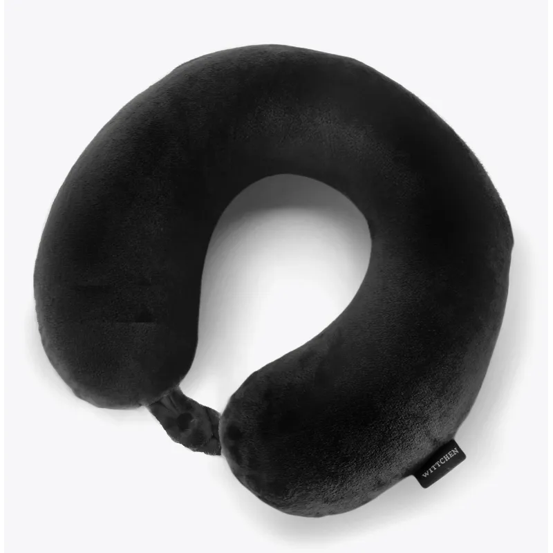 PODUSZKA PODRÓŻNA ROGAL CZARNA + OPASKA NA OCZY WITTCHEN 2-PACK