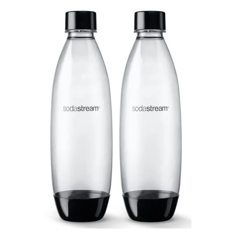 BUTELKA SODASTREAM FUSE 1L 2 SZT. CZARNA