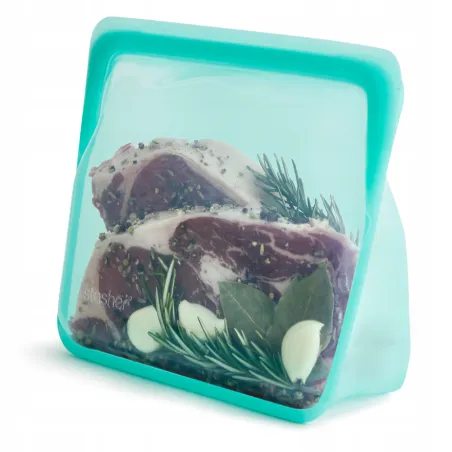 Torba Silikonowa Stasher Stand Up Bag Mega 3L Aqua Wielokrotnego Użytku