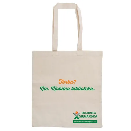 Torba Bawełniana Na Książki „Torba? Nie. Mobilna Biblioteka” Czytelniczy Arsenał