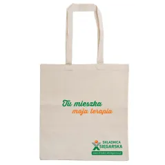 TORBA BAWEŁNIANA NA KSIĄŻKI „TU MIESZKA MOJA TERAPIA” CZYTELNICZY AZYL