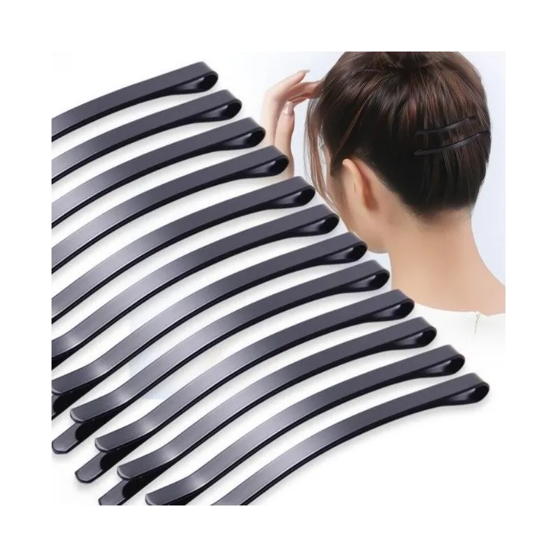 SPINKI DO WŁOSÓW CZARNE GEOMETRYCZNE 10 SZTUK SPINKI DO WŁOSÓW CZARNE GEOMETRYCZNE 10 SZTUK