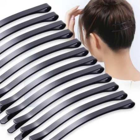 Spinki Do Włosów Czarne Geometryczne 10 Sztuk Spinki Do Włosów Czarne Geometryczne 10 Sztuk