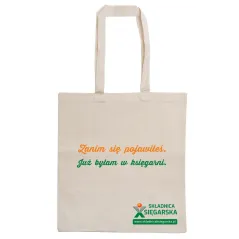 TORBA BAWEŁNIANA NA KSIĄŻKI  "ZANIM SIĘ POJAWIŁEŚ. JUŻ BYŁAM W KSIĘGARNI” – MIŁOŚĆ OD PIERWSZEJ OKŁADKI