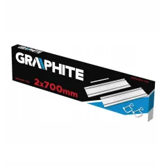 Szyny Prowadzące 2 X 700 Mm Z Łącznikiem I Zaciskami Graphite 58G495