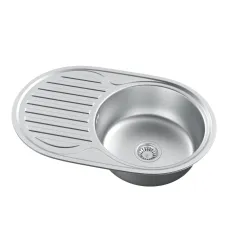 ZLEWOZMYWAK ZLEW KUCHENNY STALOWY ANW HOME 77X50X20 CM JEDNOKOMOROWY